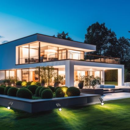 LED Solarlampe LANCE LED/3,7V 6000K IP44 1500 mAh