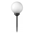 LED-Solarlampe LED/1,2 V 6500 K 200 mAh Ø 10 cm IP44 weiß/schwarz
