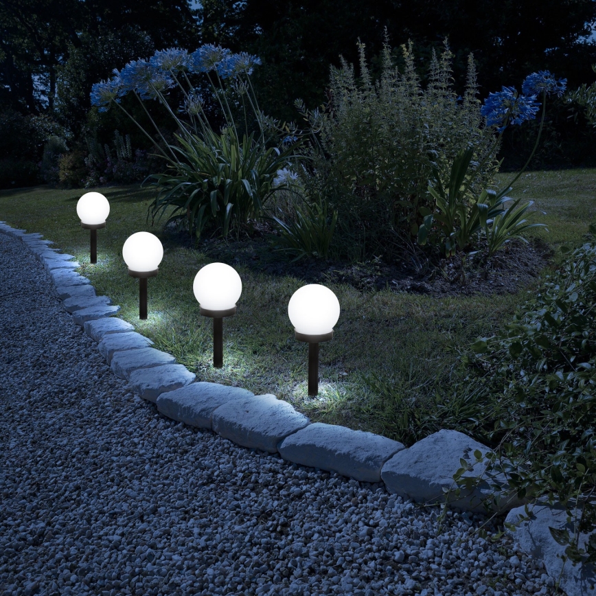 LED Solarlampe LED/1,2V 40mAh IP44 schwarz
