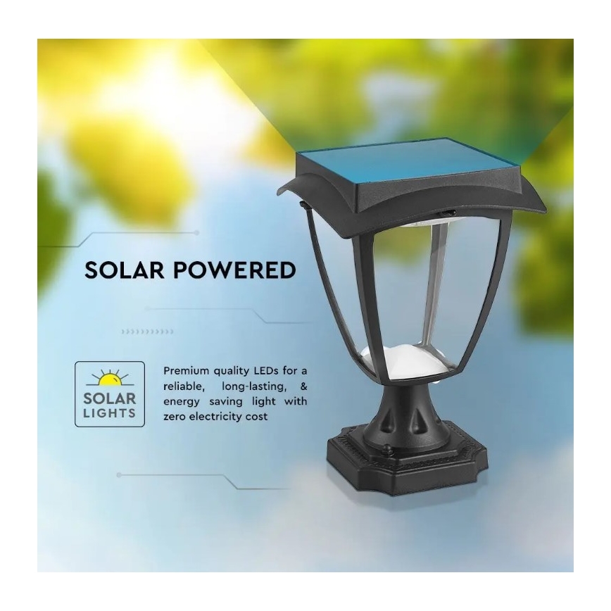 LED-Solarlampe LED/2W/3,7V 3000/6000K IP65