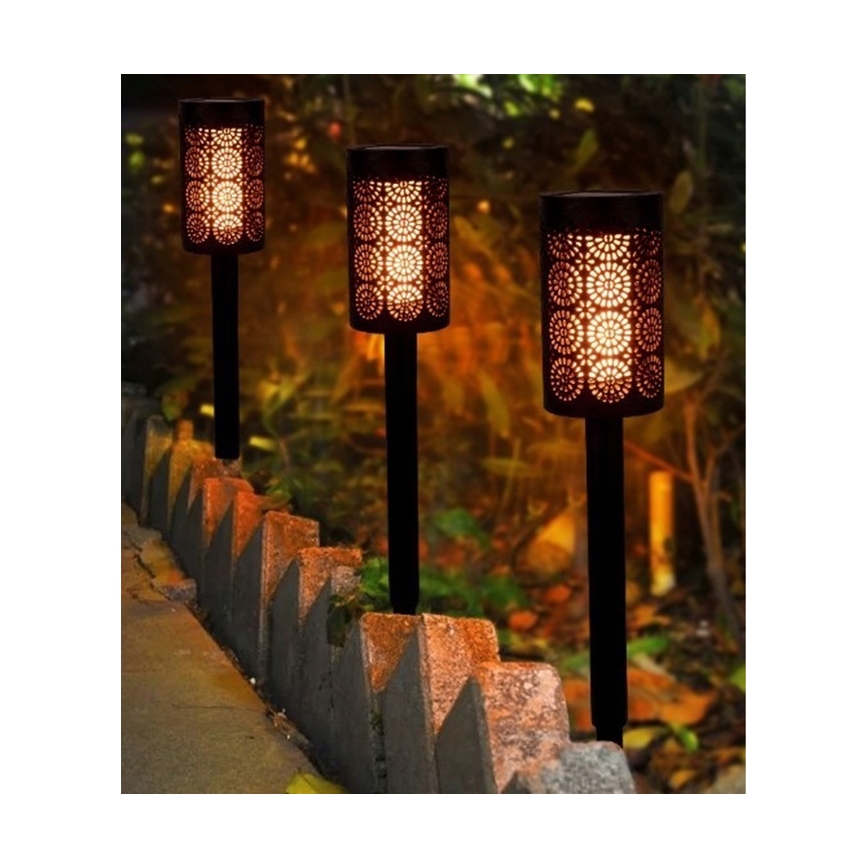 LED-Solarlampe mit Dämmerungssensor LED/2V IP44 600 mAh