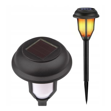 LED-Solarlampe mit Dämmerungssensor LED/2V IP44 600 mAh