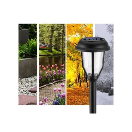 LED-Solarlampe mit Dämmerungssensor LED/2V IP44 600 mAh