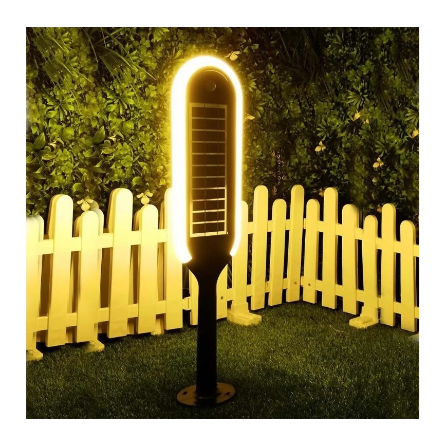 LED-Solarlampe mit einem Sensor BOLLARD LED/5W/5,5V 70 cm 3000K IP65