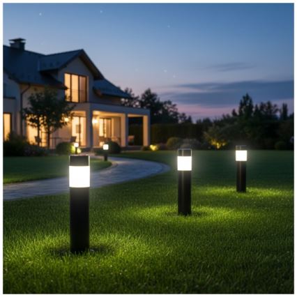 LED-Solarlampe mit Sensor AURORA LED/1xAAA 4000K IP44 100 mAh