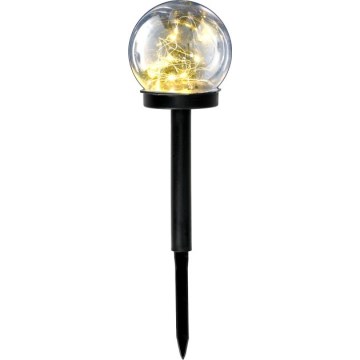 LED-Solarlampe mit Sensor GLEAM LED/1,2V 3000K IP44 40 mAh klar/schwarz