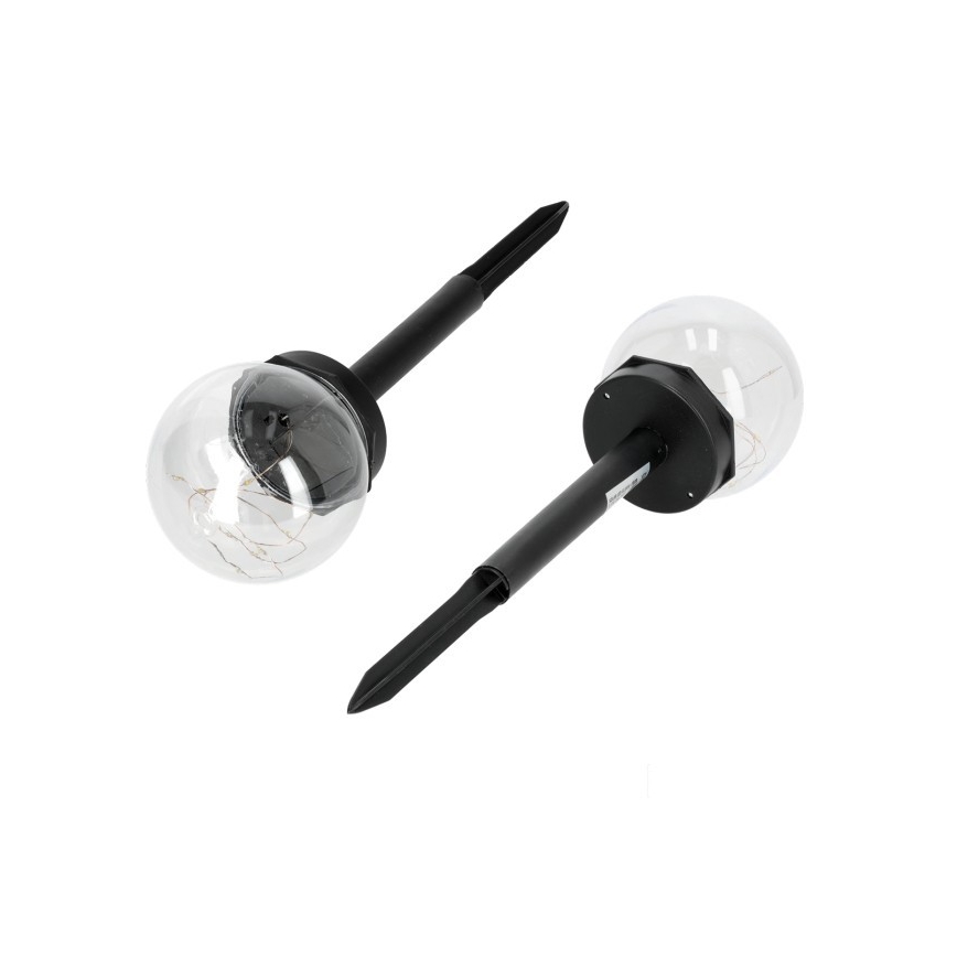 LED-Solarlampe mit Sensor GLEAM LED/1,2V 3000K IP44 40 mAh klar/schwarz