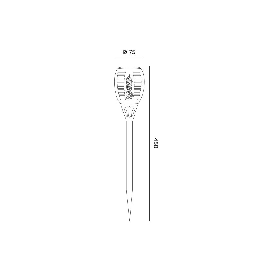 LED Solarlampe SPARKLE LED/1xAAA 1600K IP44 200 mAh