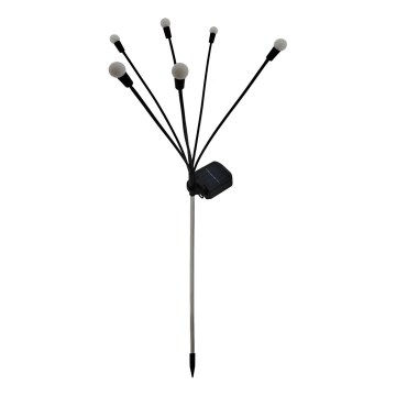 LED Solarleuchte 6xLED/1,2 V 300 mAh IP44 schwarz