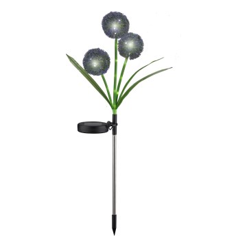 LED-Solarleuchte ALLIUM LED/1,2V 6500K 600 mAh IP44 schwarz