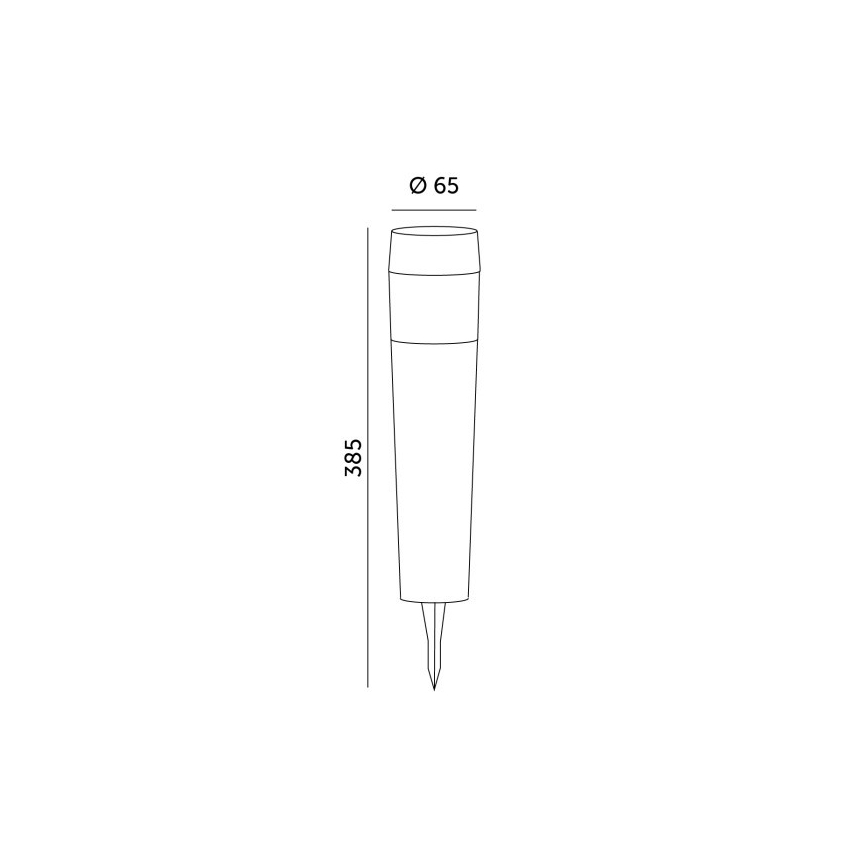 LED-Solarleuchte AURORA LED/1xAAA 4000 K IP44 100 mAh