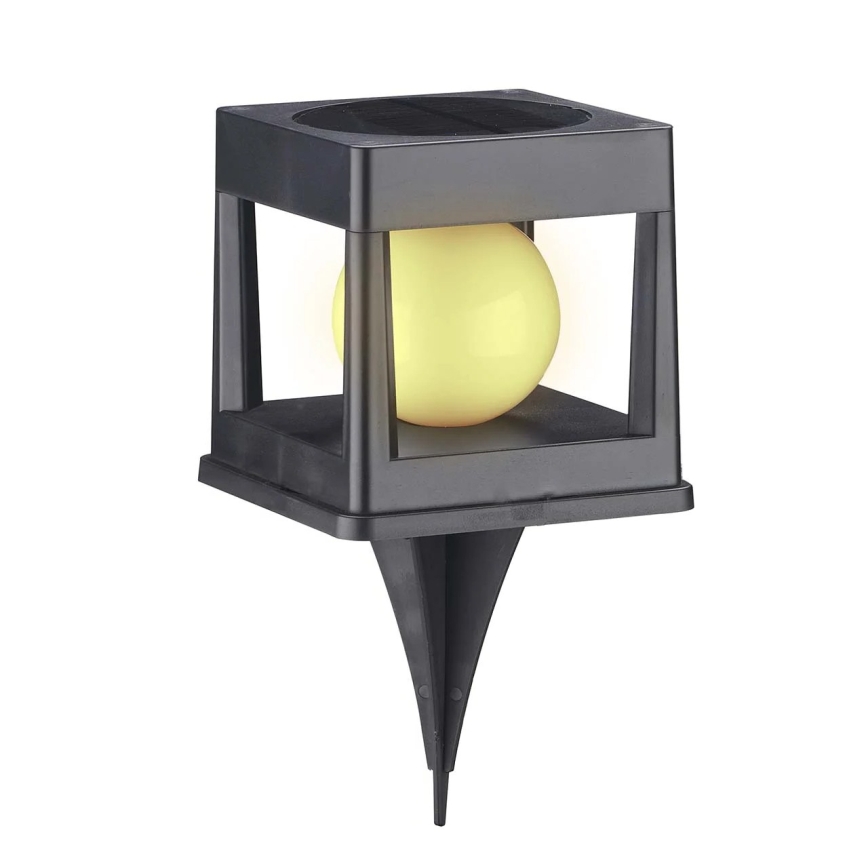 LED-Solarleuchte CUBO LED/3,7V 1200 mAh IP44 schwarz