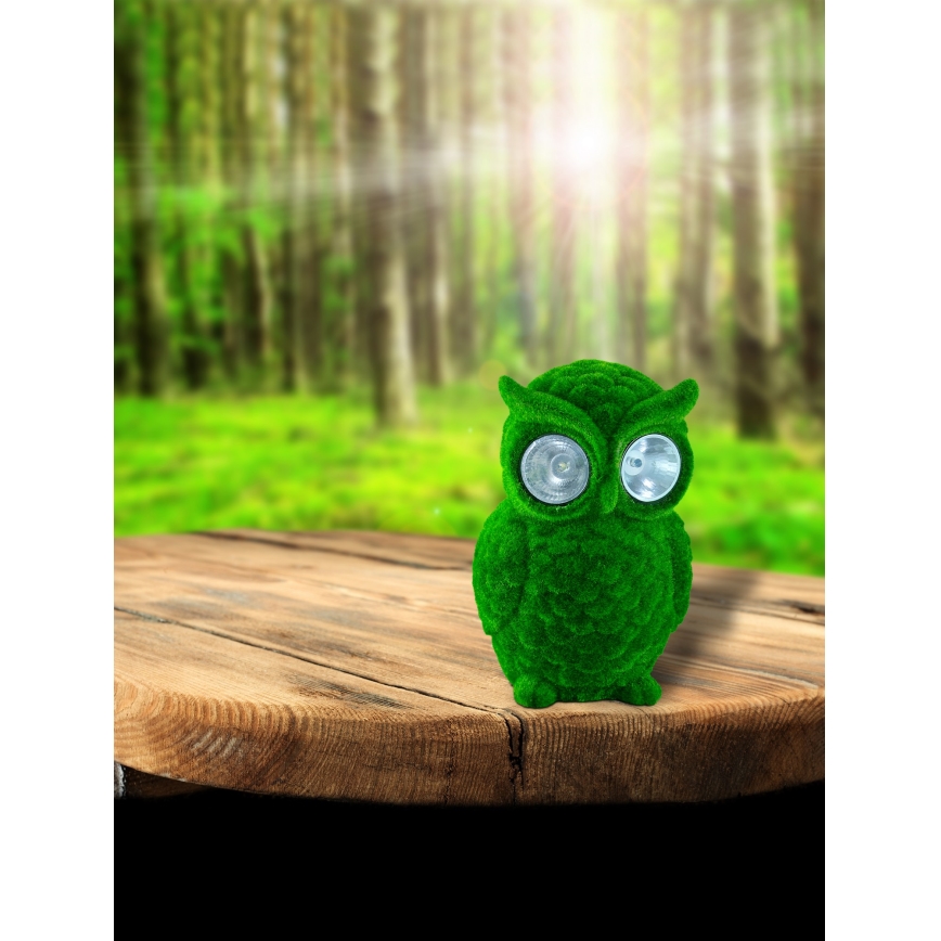 LED-Solarleuchte Eule 2xLED/0,01W/1,2V IP44