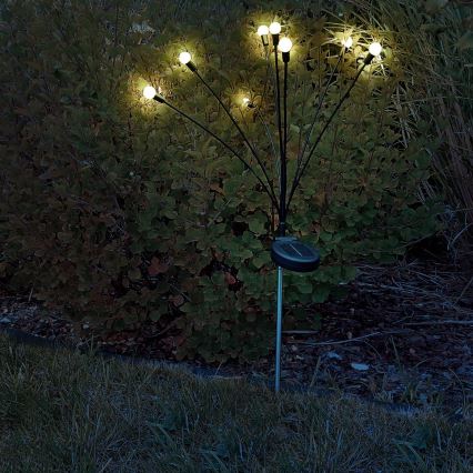 LED-Solarleuchte FIORINI 8xLED/1,2V 600mAh IP44 schwarz
