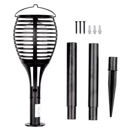 LED Solarleuchte FLAME 4v1 LED/0,45W/3,7V IP44 500 mAh