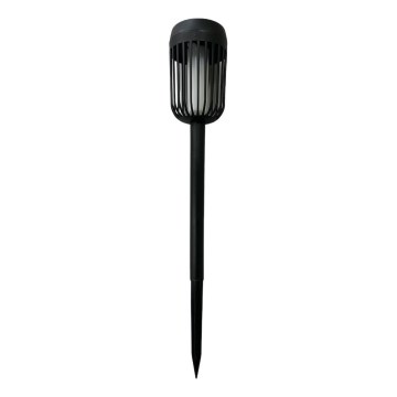 LED-Solarleuchte FLAME LED/1,2V 100 mAh 1800K 37 cm IP44 schwarz
