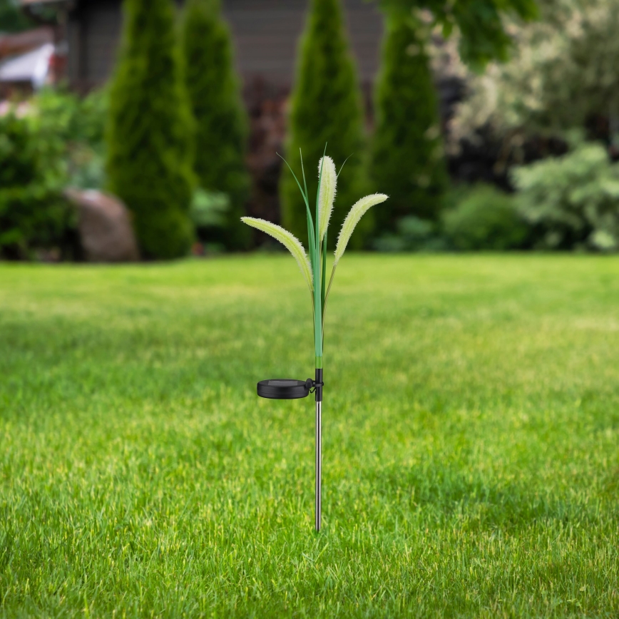 LED-Solarleuchte FLORA LED/1,2V 3000K 600 mAh IP44 schwarz