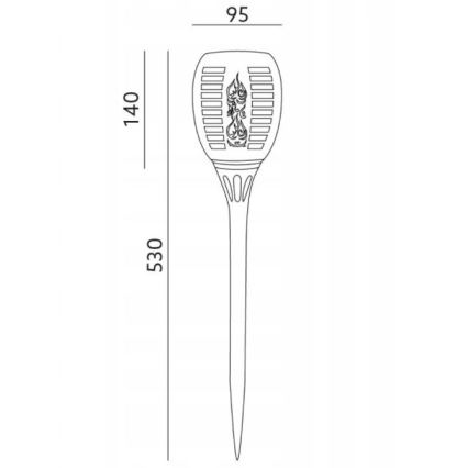 LED-Solarleuchte für den Außenbereich SPARKLE LED/0,12W/1,2V IP44 300 mAh