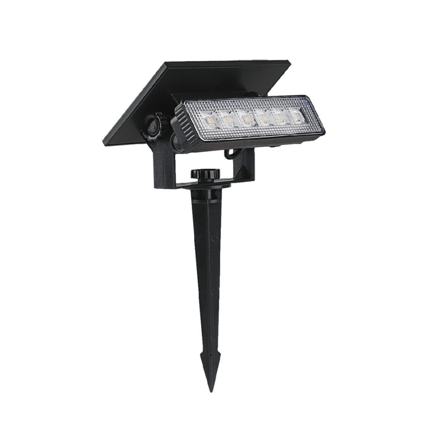 LED-Solarleuchte LED/0,9W/3,7V 3000K IP65 schwarz