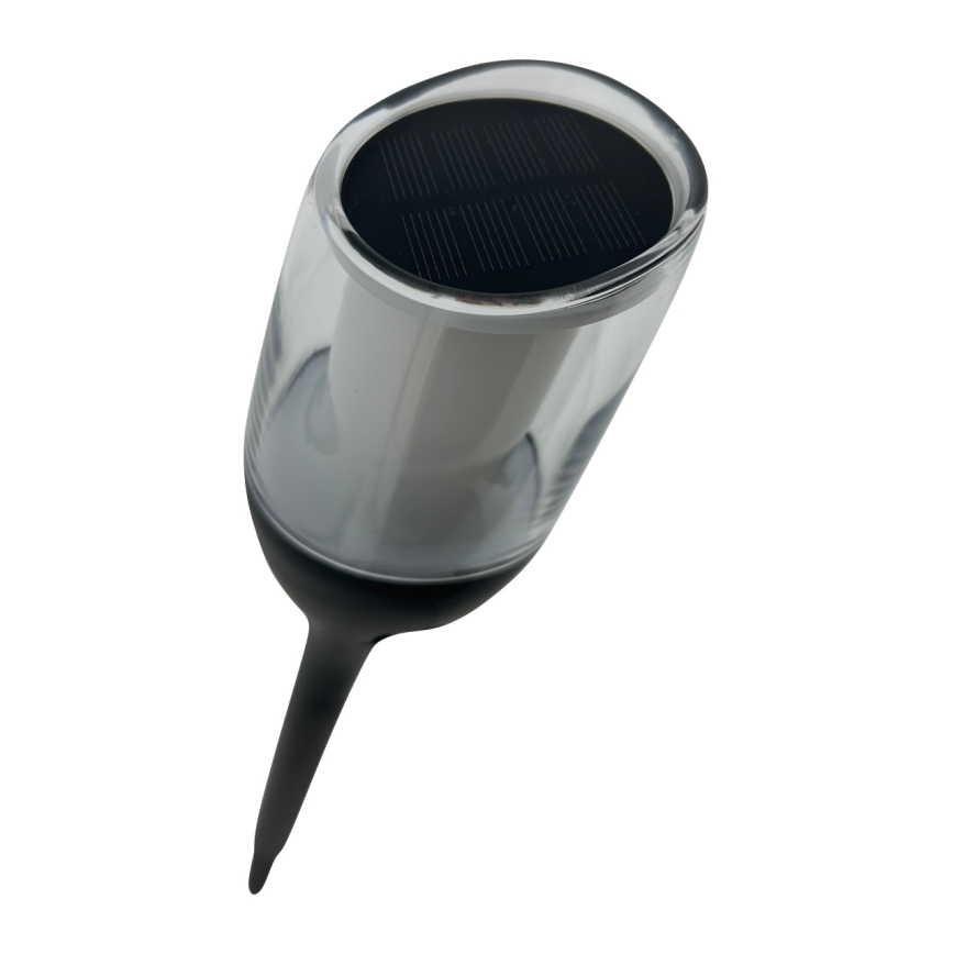LED-Solarleuchte LED/1,2 V 800 mAh IP44 schwarz