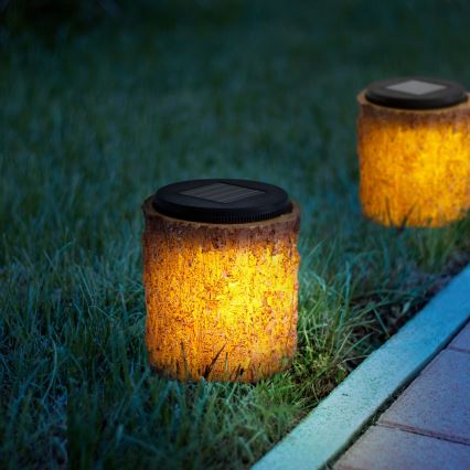 LED Solarleuchte LED/1,2V 600mAh IP44 Baumstamm