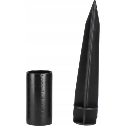 LED-Solarleuchte LED/1,2V 6500K 200 mAh Ø 15 cm IP44 weiß/schwarz