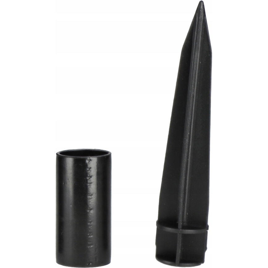 LED-Solarleuchte LED/1,2V 6500K 200 mAh Ø 15 cm IP44 weiß/schwarz