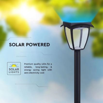 LED-Solarleuchte LED/2W/230V 93 cm 3000/6000K IP65 2200 mAh