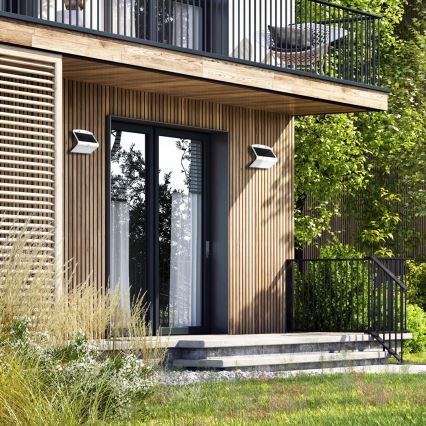 LED Solarleuchte mit Bewegungs- und Dämmerungssensor LED/6,8W/4000 mAh 3,7V IP65