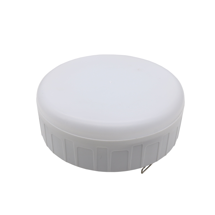 Dimmbare, aufladbare LED-Solarleuchte mit Powerbank-Funktion K3 LED/2W/5,5V 6500K IPX4 2400 mAh schwarz/weiß