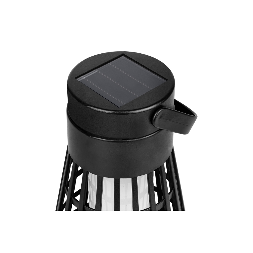 LED-Solarleuchte mit Sensor 2-in-1 LED/1W/3,7V IP54 300 mAh schwarz