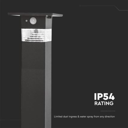 LED-Solarleuchte mit Sensor LED/2,5W/3,7V IP54 3000K 2200 mAh