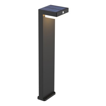 LED-Solarleuchte mit Sensor MALI LED/4,5W/3,7V 2000 mAh IP44 schwarz