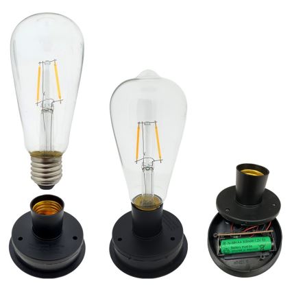 LED-Solarleuchte MOLLY 1xE27/1,2V IP44