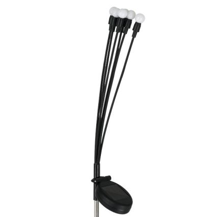 LED-Solarleuchte MULTI LED/0,06W/1,2V 150 mAh IP44 schwarz