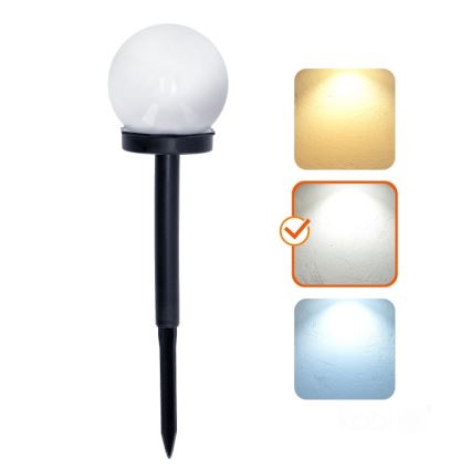 LED-Solarleuchte SPHERE LED/1,2 V 4000 K IP44 40 mAh Ø 10 cm