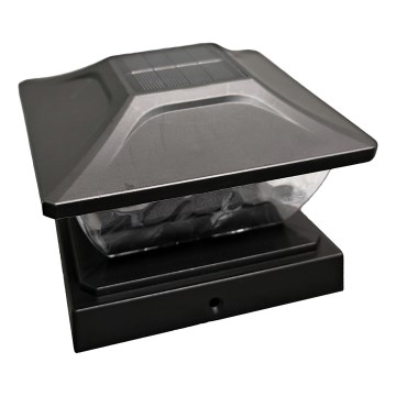 LED-Solarleuchte TOYA LED/4,5W/230V 3000/6500K 600 mAh IP44 schwarz