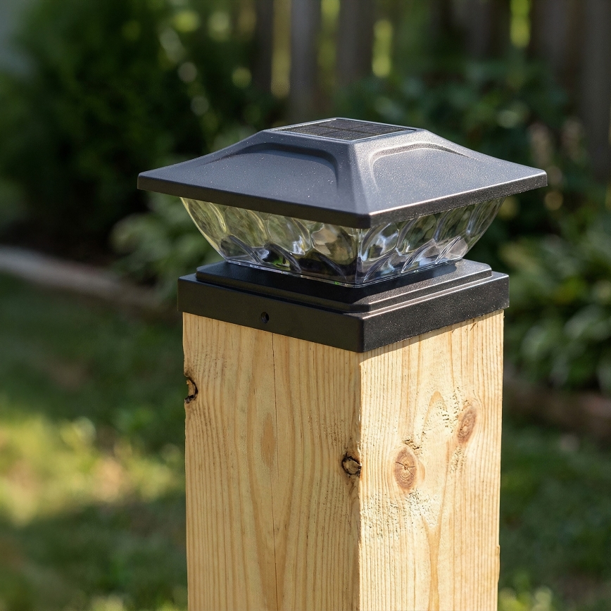 LED-Solarleuchte TOYA LED/4,5W/230V 3000/6500K 600 mAh IP44 schwarz