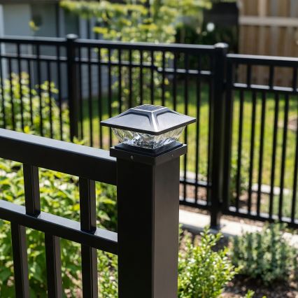 LED-Solarleuchte TOYA LED/4,5W/230V 3000/6500K 600 mAh IP44 schwarz