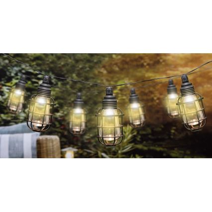 LED-Solarlichterkette 3,8m 10xLED/1,2V