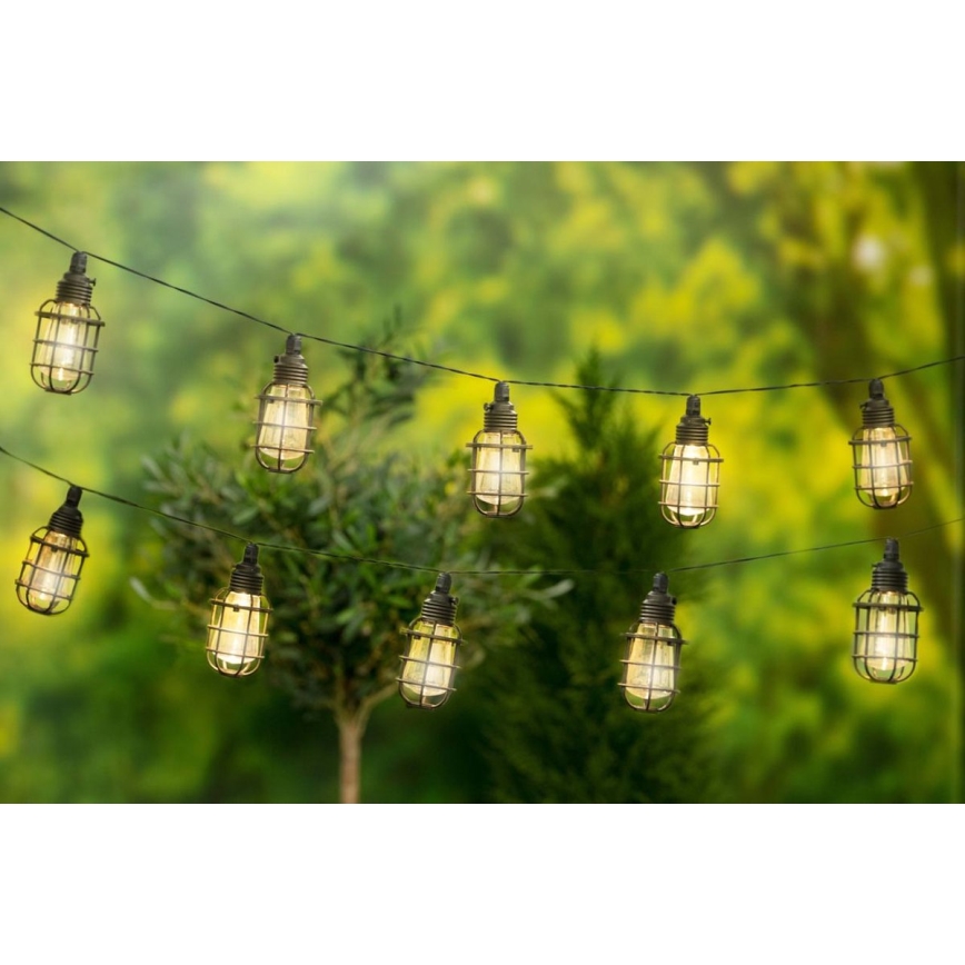 LED-Solarlichterkette 3,8m 10xLED/1,2V