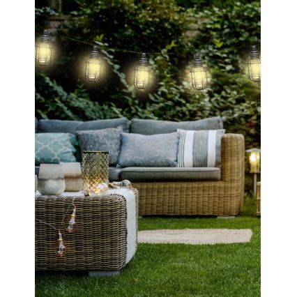 LED-Solarlichterkette 3,8m 10xLED/1,2V