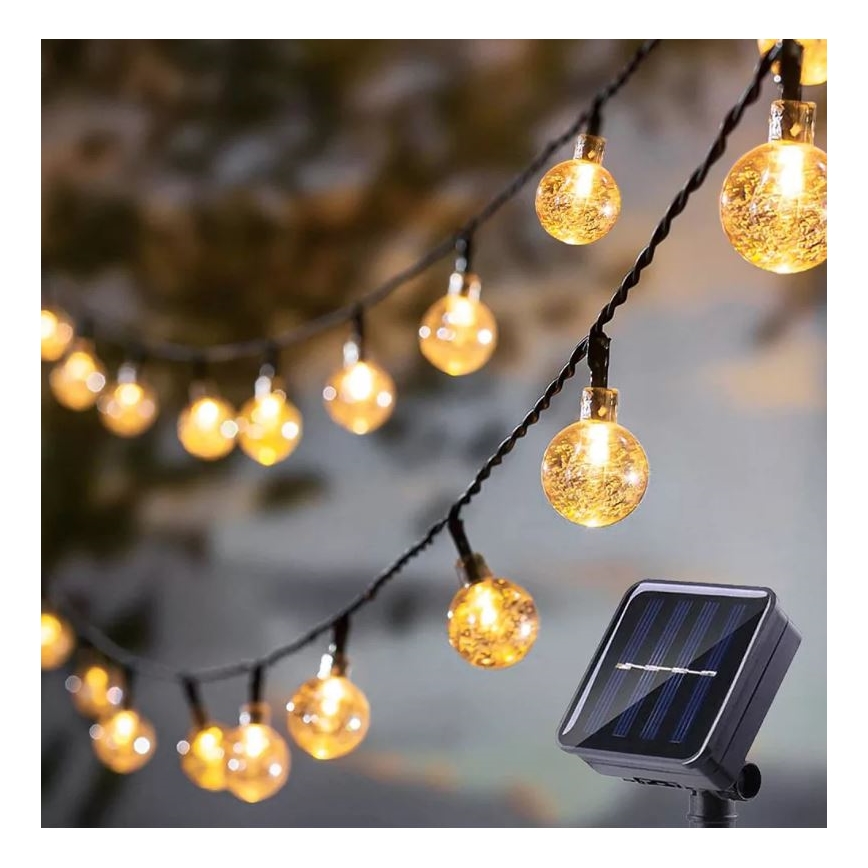 LED-Solarlichterkette 6,9m 50xLED/1,2V