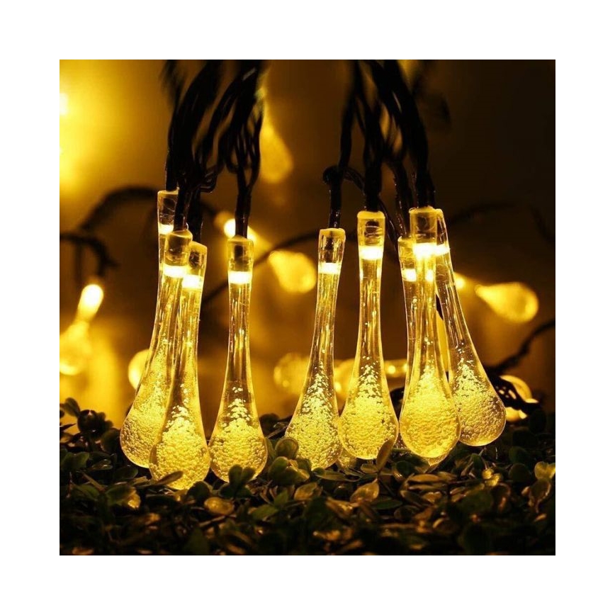 LED Solarlichterkette mit Dämmerungssensor 20xLED/0,72W/1,2V 600 mAh 4,7m IP44