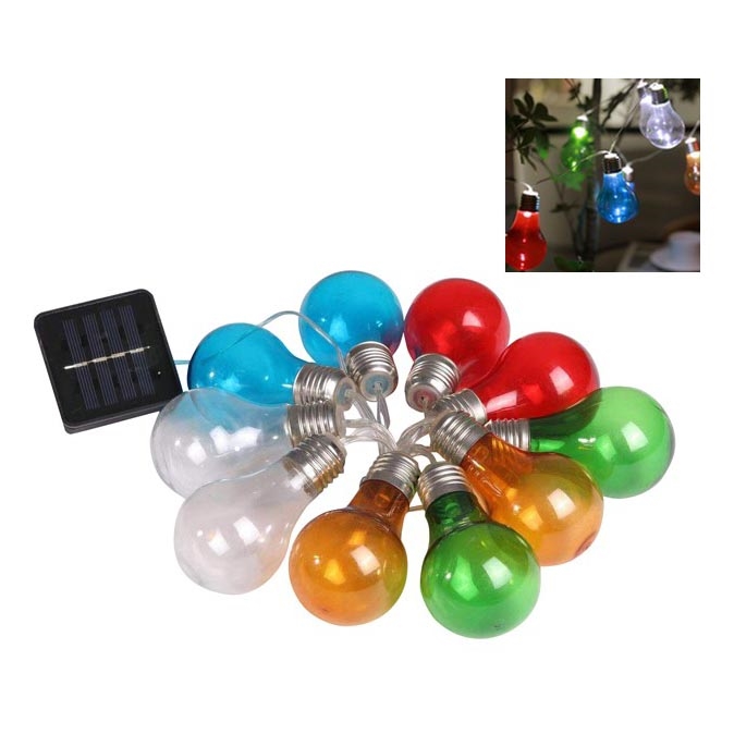 LED-Solarlichterkette PARTY 10xLED/1,2V 400 mAh IP44