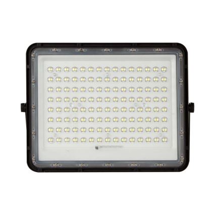 LED Solarstrahler für den Außenbereich LED/200W/3,2V 4000K schwarz IP65 + Fernbedienung