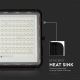 LED Solarstrahler für den Außenbereich LED/200W/3,2V 4000K schwarz IP65 + Fernbedienung