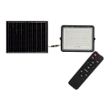 LED-Solarstrahler für den Außenbereich LED/20W/3,2V 6400K schwarz IP65 + Fernbedienung