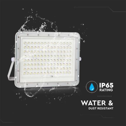 LED-Solarstrahler für den Außenbereich LED/20W/3,2V 6400K weiß IP65 16000 mAh + Fernbedienung