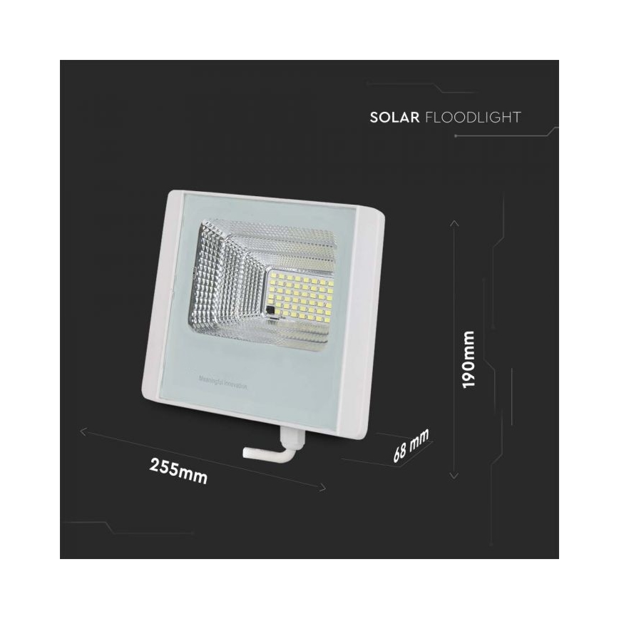 LED-Solarstrahler für den Außenbereich LED/20W/3,2V IP65 4000K + Fernbedienung